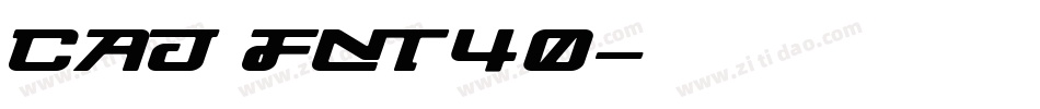 CAJ FNT40字体转换